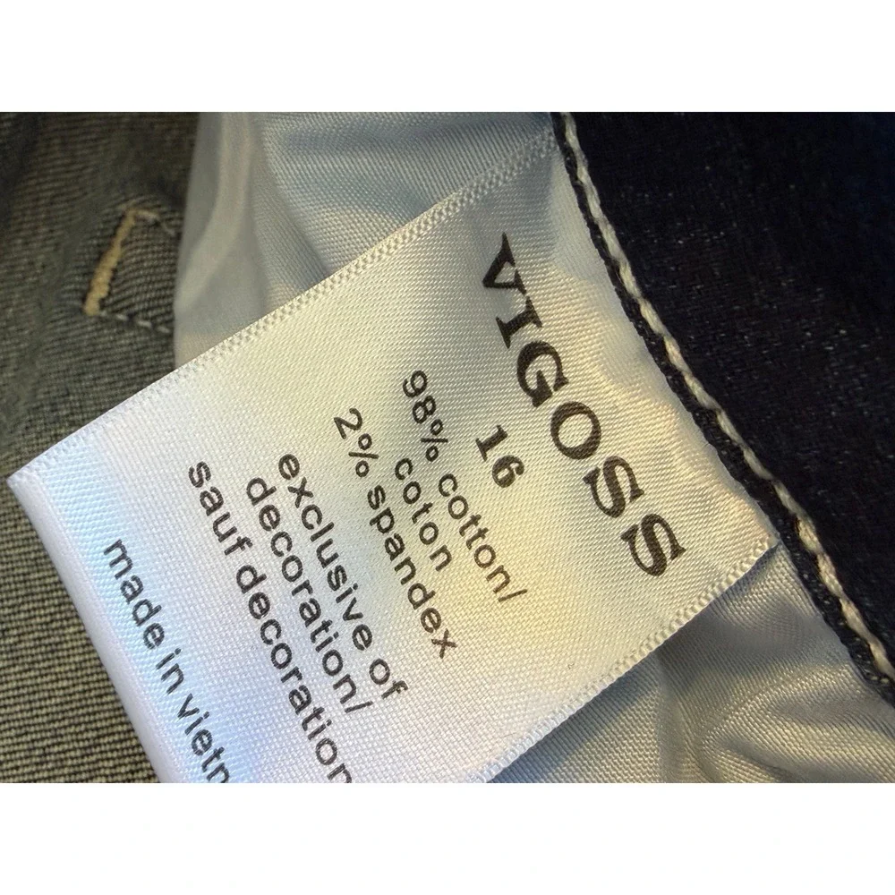 Vigoss Flare Jeans Plus size 16 Stretch Mid Rise Denim P00947A‎ Western Jean